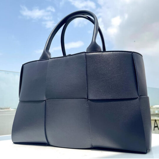 Leather office handbag