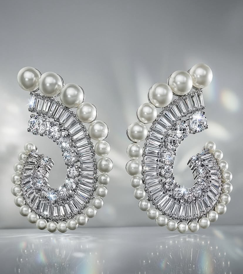 Moissaniate earring