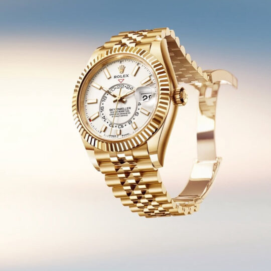Rolex gold wristwatch