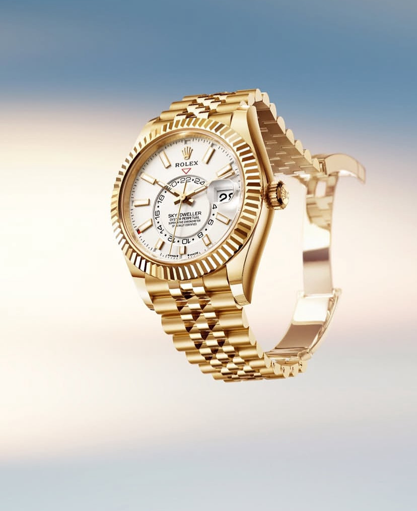 Rolex gold wristwatch